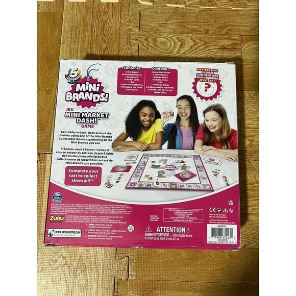 NEW Jeu Spin Master Games Mini Brands Mini Market Dash Board Game Fun - Picture 3 of 6